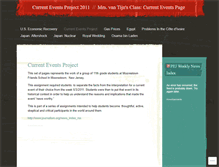 Tablet Screenshot of currenteventsproject2011.wordpress.com