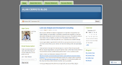 Desktop Screenshot of alancerro.wordpress.com