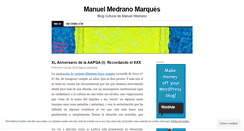 Desktop Screenshot of manuelmedrano.wordpress.com