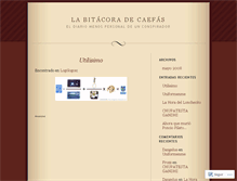 Tablet Screenshot of caefas.wordpress.com