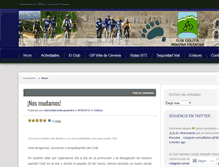 Tablet Screenshot of clubciclistamontanapalentina.wordpress.com