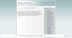 Desktop Screenshot of cfw2009.wordpress.com