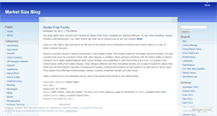 Desktop Screenshot of marketsize.wordpress.com