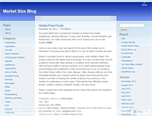 Tablet Screenshot of marketsize.wordpress.com
