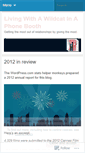 Mobile Screenshot of livingwithawildcatinaphonebooth.wordpress.com
