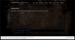 Desktop Screenshot of eviljeniusdesign.wordpress.com