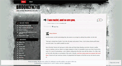 Desktop Screenshot of brooklyn718.wordpress.com
