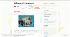 Desktop Screenshot of javanaturalsoap.wordpress.com