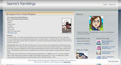 Desktop Screenshot of jeannesramblings.wordpress.com