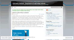 Desktop Screenshot of girlmeetsandroid.wordpress.com