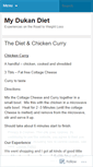 Mobile Screenshot of mydukandietblog.wordpress.com