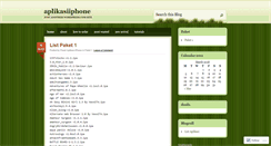 Desktop Screenshot of aplikasiiphone.wordpress.com