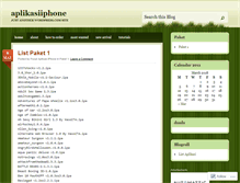 Tablet Screenshot of aplikasiiphone.wordpress.com