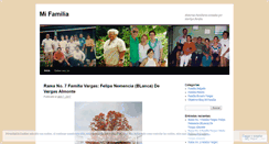Desktop Screenshot of mifamiliamarilin.wordpress.com