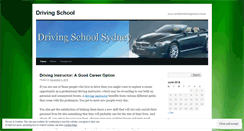 Desktop Screenshot of drivingschoolaus.wordpress.com