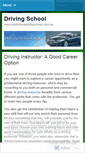 Mobile Screenshot of drivingschoolaus.wordpress.com
