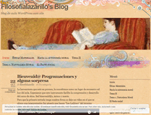 Tablet Screenshot of filosofialazarillo.wordpress.com