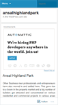 Mobile Screenshot of ansalhighlandpark.wordpress.com