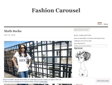 Tablet Screenshot of fashioncarousel.wordpress.com