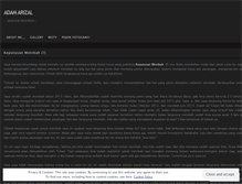 Tablet Screenshot of adamarizal.wordpress.com