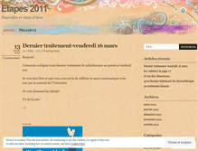 Tablet Screenshot of etapes2011.wordpress.com