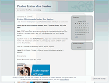 Tablet Screenshot of pastorizaias.wordpress.com