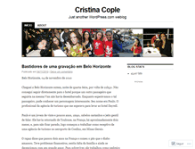 Tablet Screenshot of cristinacople.wordpress.com