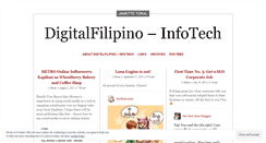 Desktop Screenshot of digitalfilipino.wordpress.com