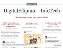 Tablet Screenshot of digitalfilipino.wordpress.com