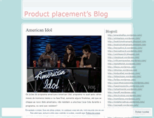 Tablet Screenshot of productplacement1.wordpress.com