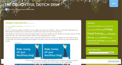 Desktop Screenshot of dutchdish.wordpress.com