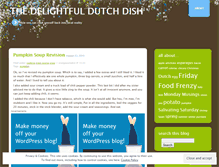 Tablet Screenshot of dutchdish.wordpress.com