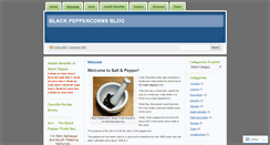 Desktop Screenshot of blackpeppercorns.wordpress.com