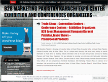 Tablet Screenshot of karachiexpocenter.wordpress.com