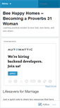 Mobile Screenshot of beehappyhomes.wordpress.com