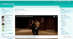 Desktop Screenshot of lindyrevue.wordpress.com