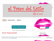 Tablet Screenshot of elpaseodelestilo.wordpress.com