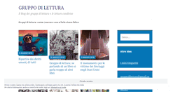 Desktop Screenshot of gruppodilettura.wordpress.com