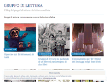 Tablet Screenshot of gruppodilettura.wordpress.com