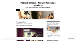 Desktop Screenshot of pezinhosensual.wordpress.com