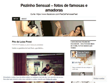 Tablet Screenshot of pezinhosensual.wordpress.com