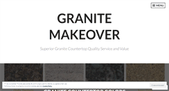 Desktop Screenshot of granitemakeover.wordpress.com