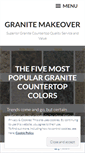 Mobile Screenshot of granitemakeover.wordpress.com