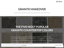 Tablet Screenshot of granitemakeover.wordpress.com