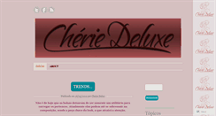 Desktop Screenshot of cheriedeluxefashion.wordpress.com