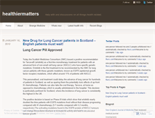 Tablet Screenshot of healthiermatters.wordpress.com