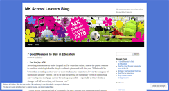Desktop Screenshot of mkcollege.wordpress.com