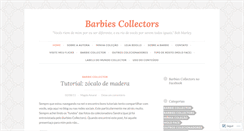 Desktop Screenshot of barbiescollectors.wordpress.com