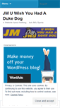 Mobile Screenshot of jmdukedog.wordpress.com