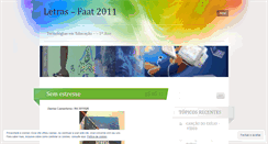 Desktop Screenshot of letrasfaat2011.wordpress.com